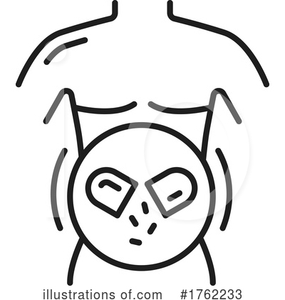 Stomach Clipart #1762233 by Vector Tradition SM