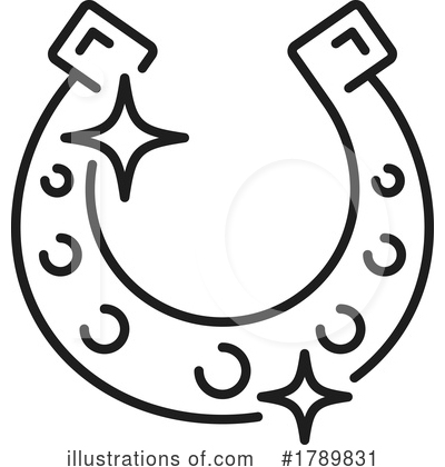 Horseshoe Clipart #1789831 by Vector Tradition SM