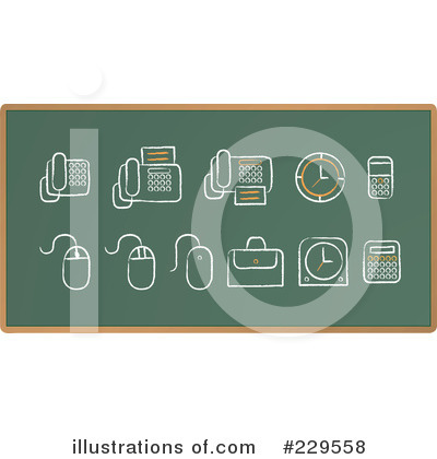 Royalty-Free (RF) Icon Clipart Illustration by Qiun - Stock Sample #229558