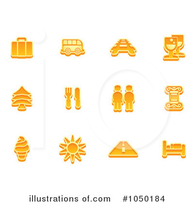 Royalty-Free (RF) Icons Clipart Illustration by AtStockIllustration - Stock Sample #1050184
