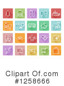 Icons Clipart #1258666 by AtStockIllustration