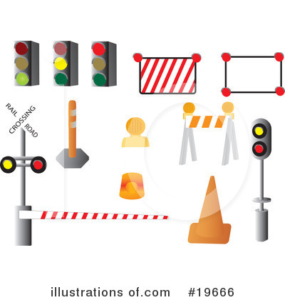 Road Construction Clipart #19666 by Rasmussen Images