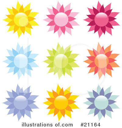 Royalty-Free (RF) Icons Clipart Illustration by elaineitalia - Stock Sample #21164