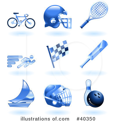 Royalty-Free (RF) Icons Clipart Illustration by AtStockIllustration - Stock Sample #40350