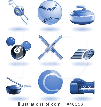 Baseball Clipart #40356 by AtStockIllustration