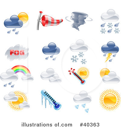Weather Clipart #40363 by AtStockIllustration