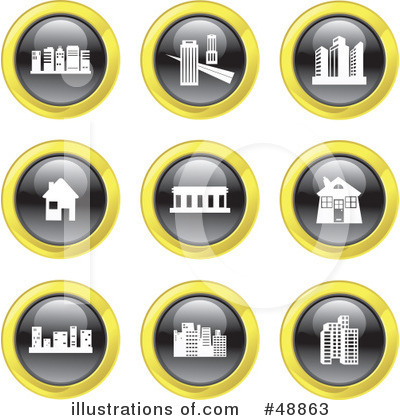 Royalty-Free (RF) Icons Clipart Illustration by Prawny - Stock Sample #48863