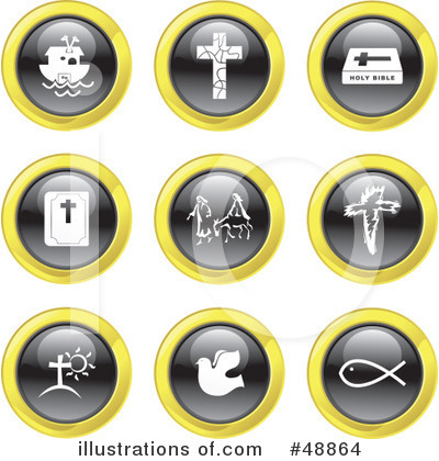 Royalty-Free (RF) Icons Clipart Illustration by Prawny - Stock Sample #48864