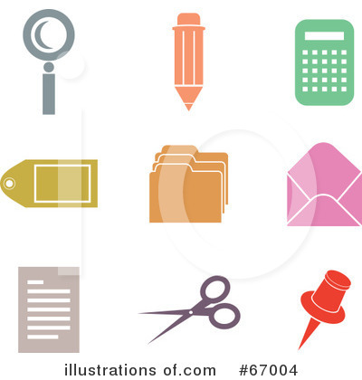 Royalty-Free (RF) Icons Clipart Illustration by Prawny - Stock Sample #67004