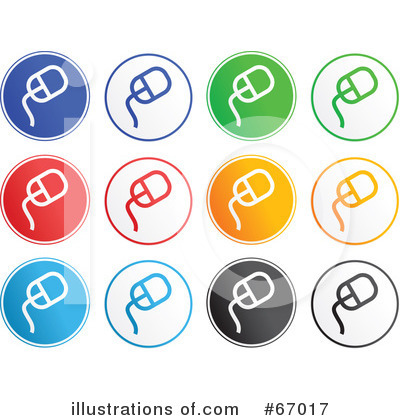 Royalty-Free (RF) Icons Clipart Illustration by Prawny - Stock Sample #67017