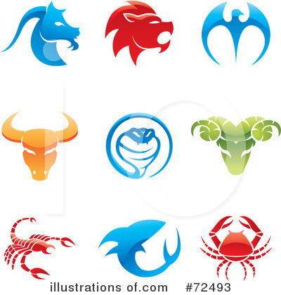 Royalty-Free (RF) Icons Clipart Illustration by cidepix - Stock Sample #72493