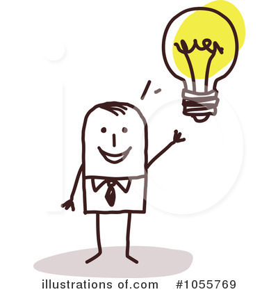 Royalty-Free (RF) Idea Clipart Illustration by NL shop - Stock Sample #1055769