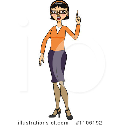 Businesswoman Clipart #1106192 by Cartoon Solutions