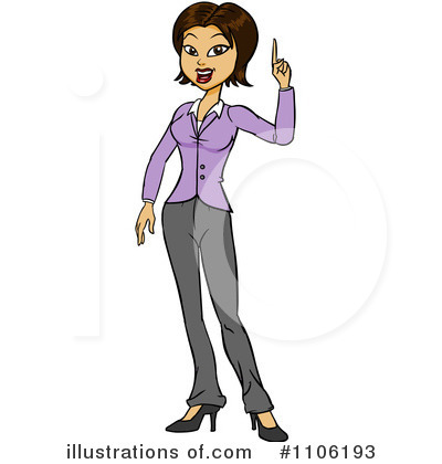 Businesswoman Clipart #1106193 by Cartoon Solutions