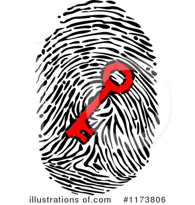 Finger Print Clipart #1173806 by Vector Tradition SM