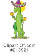 Iguana Clipart #213921 by Maria Bell