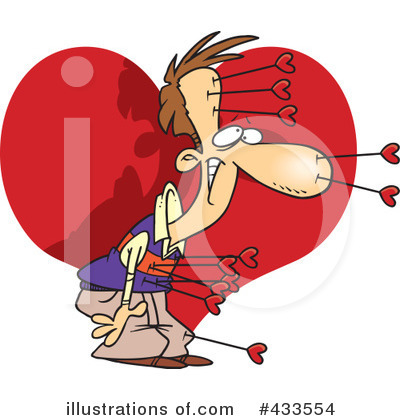Royalty-Free (RF) In Love Clipart Illustration by toonaday - Stock Sample #433554
