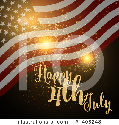 Royalty-Free (RF) Independence Day Clipart Illustration by KJ Pargeter - Stock Sample #1408248