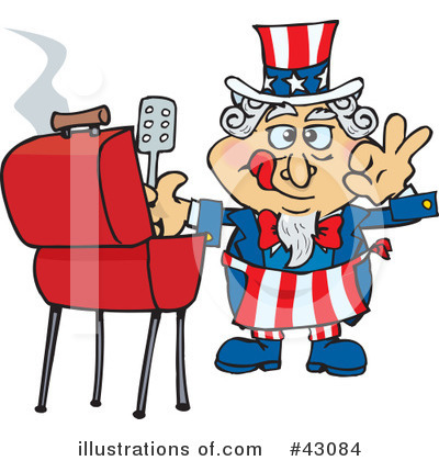 Royalty-Free (RF) Independence Day Clipart Illustration by Dennis Holmes Designs - Stock Sample #43084