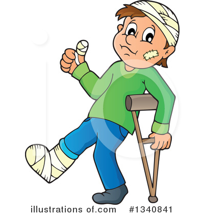 Crutches Clipart #1340841 by visekart