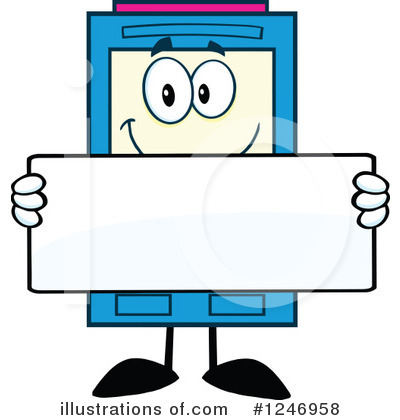 Royalty-Free (RF) Ink Cartridge Clipart Illustration by Hit Toon - Stock Sample #1246958