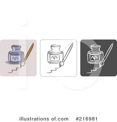 Royalty-Free (RF) Ink Clipart Illustration by Qiun - Stock Sample #216981
