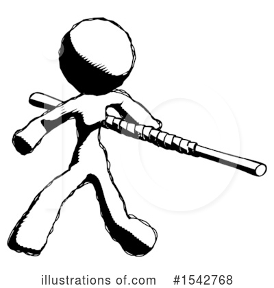 Royalty-Free (RF) Ink Design Mascot Clipart Illustration by Leo Blanchette - Stock Sample #1542768