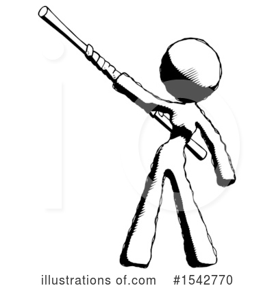 Royalty-Free (RF) Ink Design Mascot Clipart Illustration by Leo Blanchette - Stock Sample #1542770
