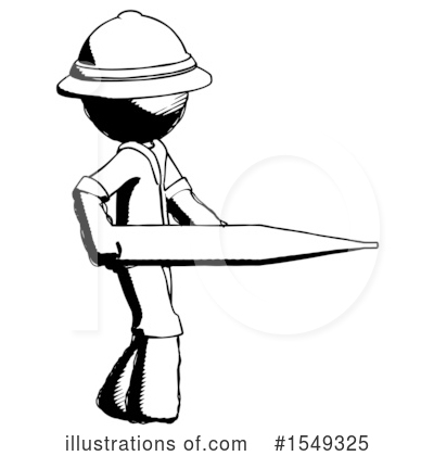 Royalty-Free (RF) Ink Design Mascot Clipart Illustration by Leo Blanchette - Stock Sample #1549325
