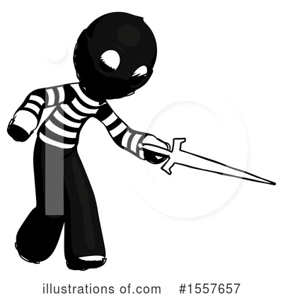 Royalty-Free (RF) Ink Design Mascot Clipart Illustration by Leo Blanchette - Stock Sample #1557657