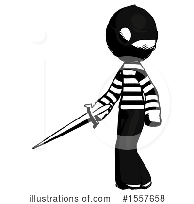 Royalty-Free (RF) Ink Design Mascot Clipart Illustration by Leo Blanchette - Stock Sample #1557658