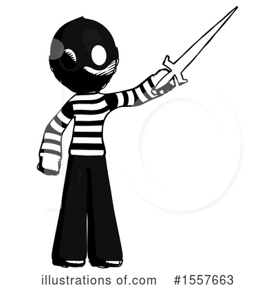 Royalty-Free (RF) Ink Design Mascot Clipart Illustration by Leo Blanchette - Stock Sample #1557663
