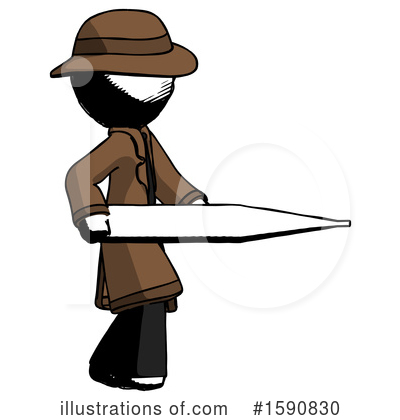 Royalty-Free (RF) Ink Design Mascot Clipart Illustration by Leo Blanchette - Stock Sample #1590830