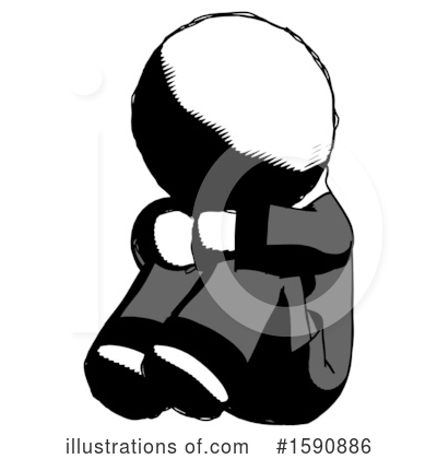 Royalty-Free (RF) Ink Design Mascot Clipart Illustration by Leo Blanchette - Stock Sample #1590886