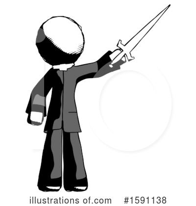 Royalty-Free (RF) Ink Design Mascot Clipart Illustration by Leo Blanchette - Stock Sample #1591138