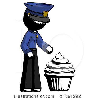 Royalty-Free (RF) Ink Design Mascot Clipart Illustration by Leo Blanchette - Stock Sample #1591292