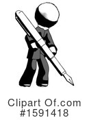 Ink Design Mascot Clipart #1591418 by Leo Blanchette