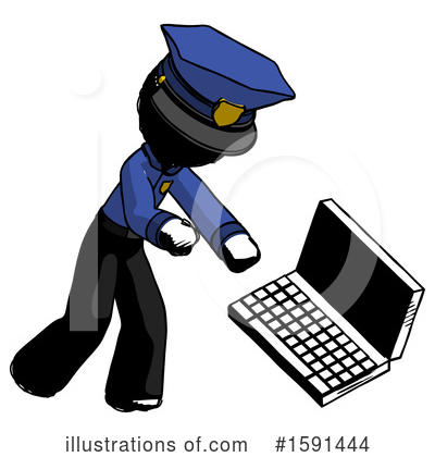 Royalty-Free (RF) Ink Design Mascot Clipart Illustration by Leo Blanchette - Stock Sample #1591444