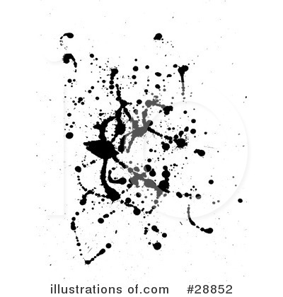 Royalty-Free (RF) Ink Splatters Clipart Illustration by KJ Pargeter - Stock Sample #28852