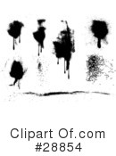 Ink Splatters Clipart #28854 by KJ Pargeter