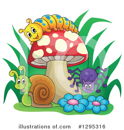 Royalty-Free (RF) Insect Clipart Illustration by visekart - Stock Sample #1295316