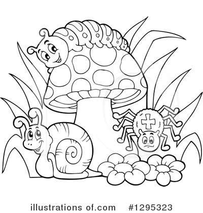 Royalty-Free (RF) Insect Clipart Illustration by visekart - Stock Sample #1295323