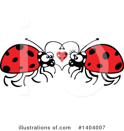 Royalty-Free (RF) Insect Clipart Illustration by Zooco - Stock Sample #1404007