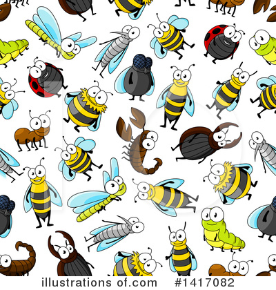 Royalty-Free (RF) Insect Clipart Illustration by Vector Tradition SM - Stock Sample #1417082