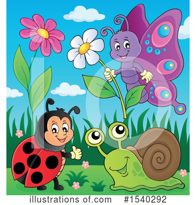Snail Clipart #1540292 by visekart