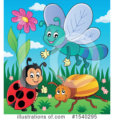 Royalty-Free (RF) Insect Clipart Illustration by visekart - Stock Sample #1540295