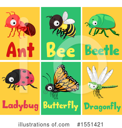 Royalty-Free (RF) Insect Clipart Illustration by BNP Design Studio - Stock Sample #1551421