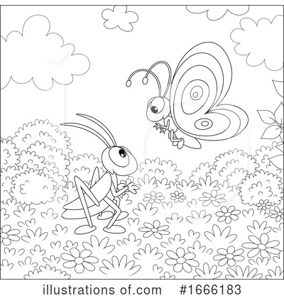 Royalty-Free (RF) Insect Clipart Illustration by Alex Bannykh - Stock Sample #1666183