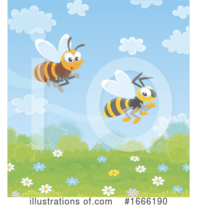 Royalty-Free (RF) Insect Clipart Illustration by Alex Bannykh - Stock Sample #1666190