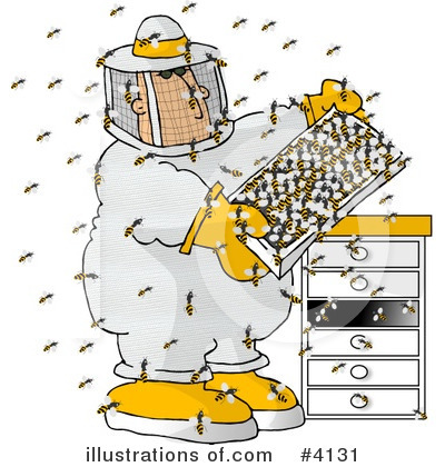 Bees Clipart #4131 by djart
